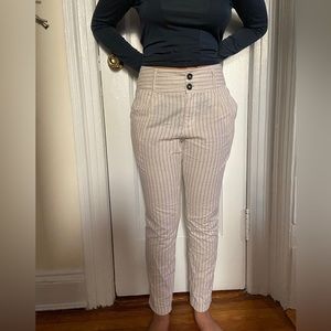 Chic Avec Les Filles pinstriped trouser pants, like new